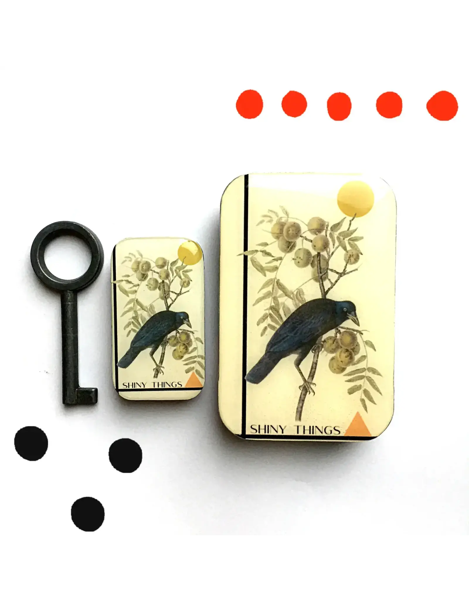 Firefly Notes Shiny Things Crow notions tin - Small - Firefly Notes Tins