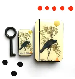 Firefly Notes Crow Shiny Things Notions Tin - Small - Firefly Notes