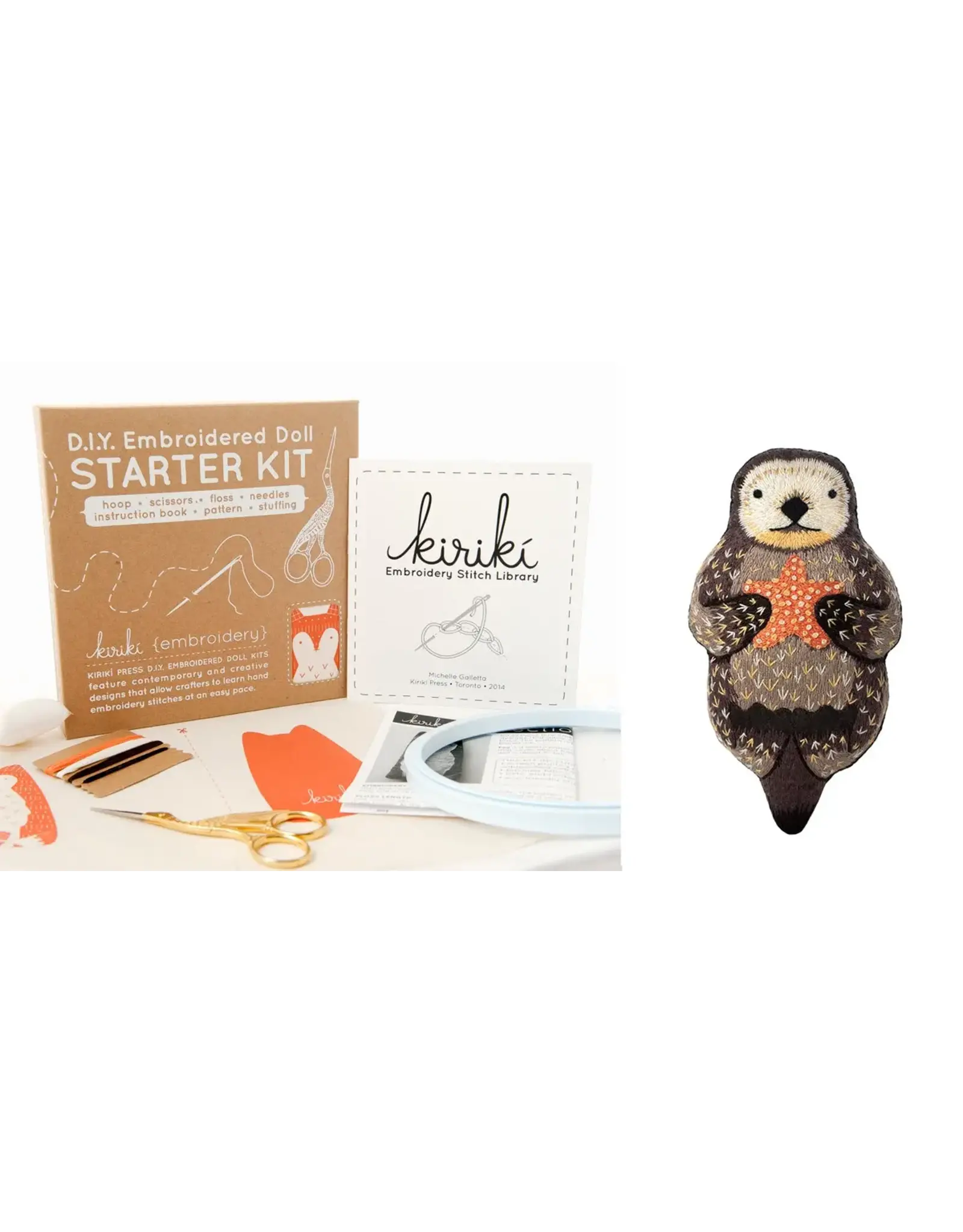 Kiriki Press Badger - Embroidery Starter Kit - Kiriki Press