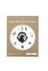 Kiriki Press Embroidery Stitch Sampler - Crow - Kiriki Press