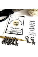 Firefly Notes Celestial Stitch Markers - Ring- Firefly Notes