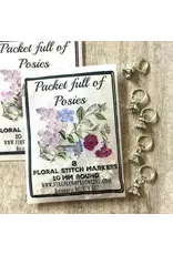 Firefly Notes Packet of Posies Floral Stitch Markers - Ring - Firefly Notes