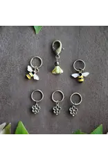 NNK Press Bee and Bloom Stitch Markers - NNK Press