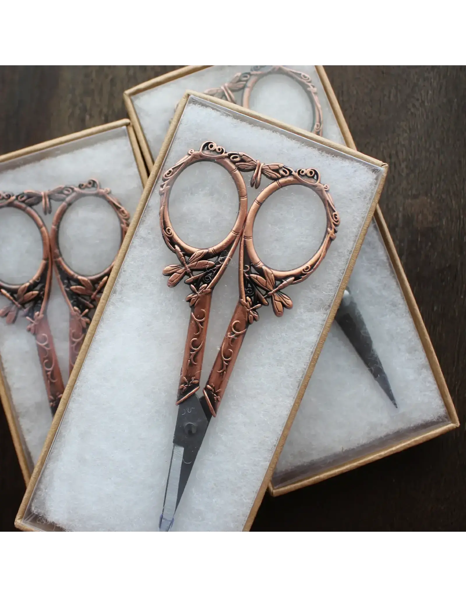 NNK Press Dragonfly Scissors - Antique Copper - NNK Press