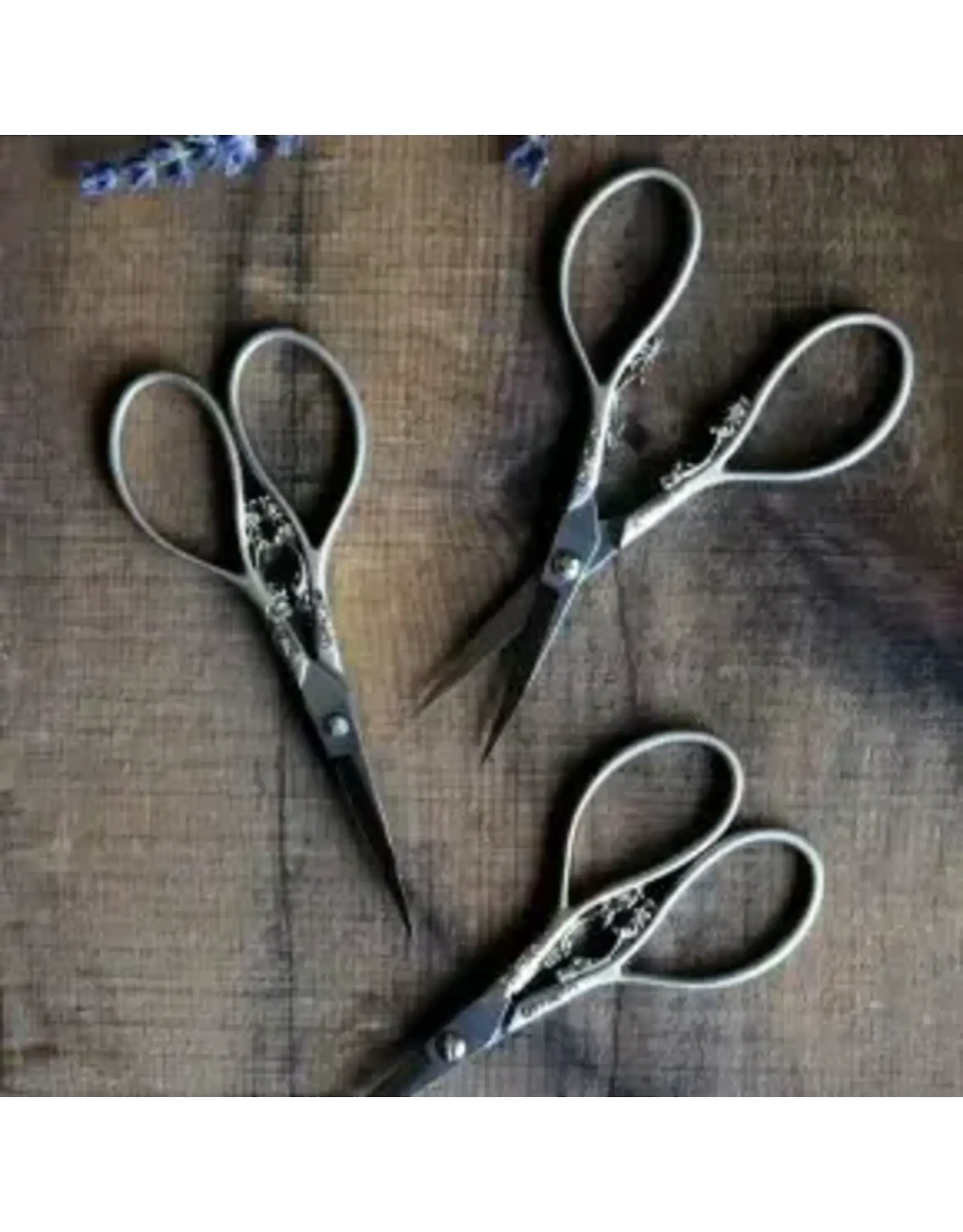 NNK Press Floral Teardrop Scissors - Antique Copper - NNK Press