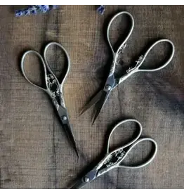 NNK Press Floral Teardrop Scissors - Antique Copper - NNK Press