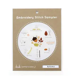 Kiriki Press Embroidery Stitch Sampler - Autumn - Kiriki Press