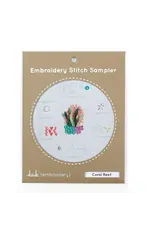 Kiriki Press Embroidery Stitch Sampler - Coral Reef - Kiriki Press