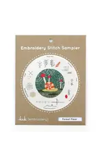 Kiriki Press Embroidery Stitch Sampler - Forest Floor - Kiriki Press