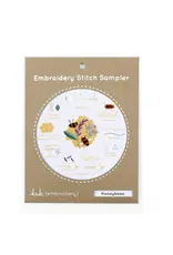 Kiriki Press Embroidery Stitch Sampler - Honeybees - Kiriki Press