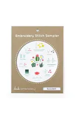 Kiriki Press Embroidery Stitch Sampler - Succulent - Kiriki Press