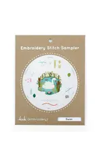 Kiriki Press Embroidery Stitch Sampler - Swan - Kiriki Press