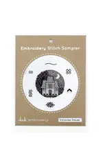 Kiriki Press Embroidery Stitch Sampler - Victorian House - Kiriki Press