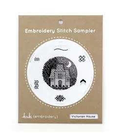 Kiriki Press Embroidery Stitch Sampler - Victorian House - Kiriki Press
