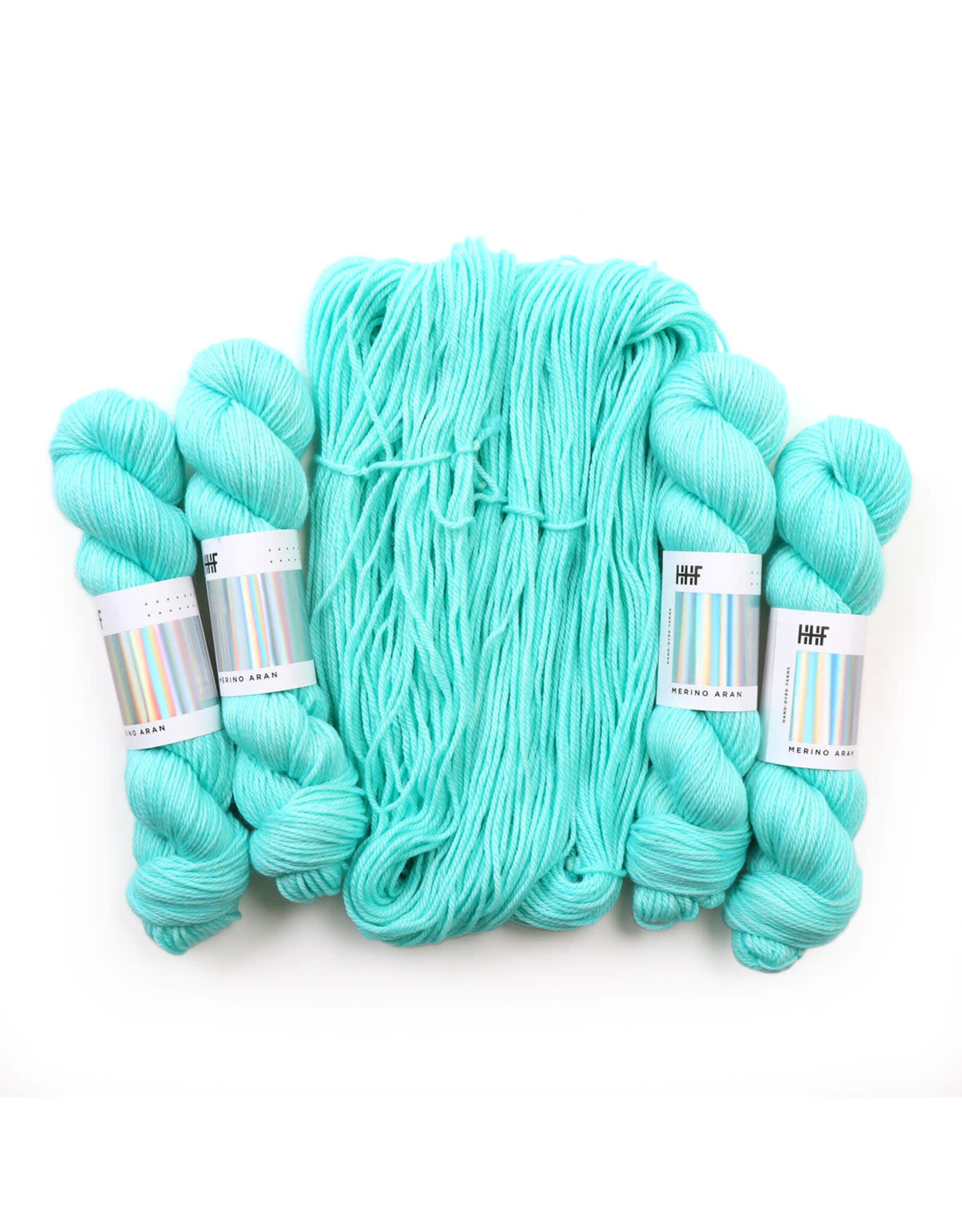 *New color!* Minty - Merino Aran - Hedgehog