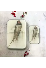 Firefly Notes Vintage French Swallow notions tin - Large - Firefly Notes Tins