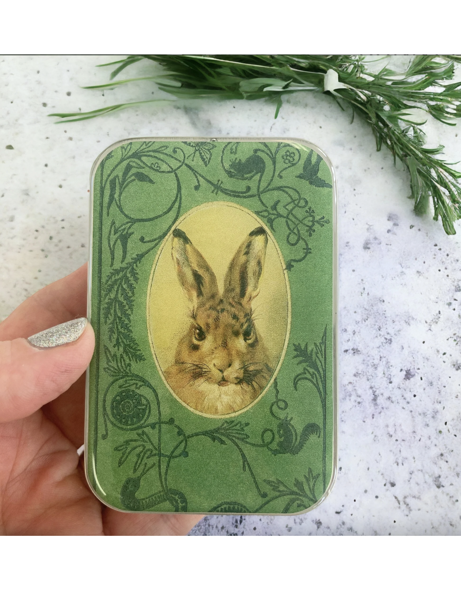 Firefly Notes Bunny notions tin - Large - Firefly Notes Tins