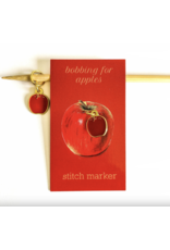 Firefly Notes Apple round single stitch marker - Firefly Notes