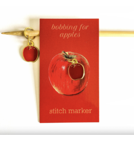 Firefly Notes Apple round single stitch marker - Firefly Notes