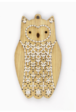 Kiriki Press Owl - Stitched Ornament Kit - Kiriki Press
