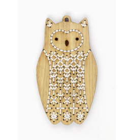 Kiriki Press Owl - Stitched Ornament Kit - Kiriki Press