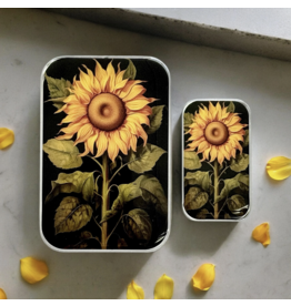 Firefly Notes Beautiful Sunflower notions tin - Large - Firefly Notes Tins
