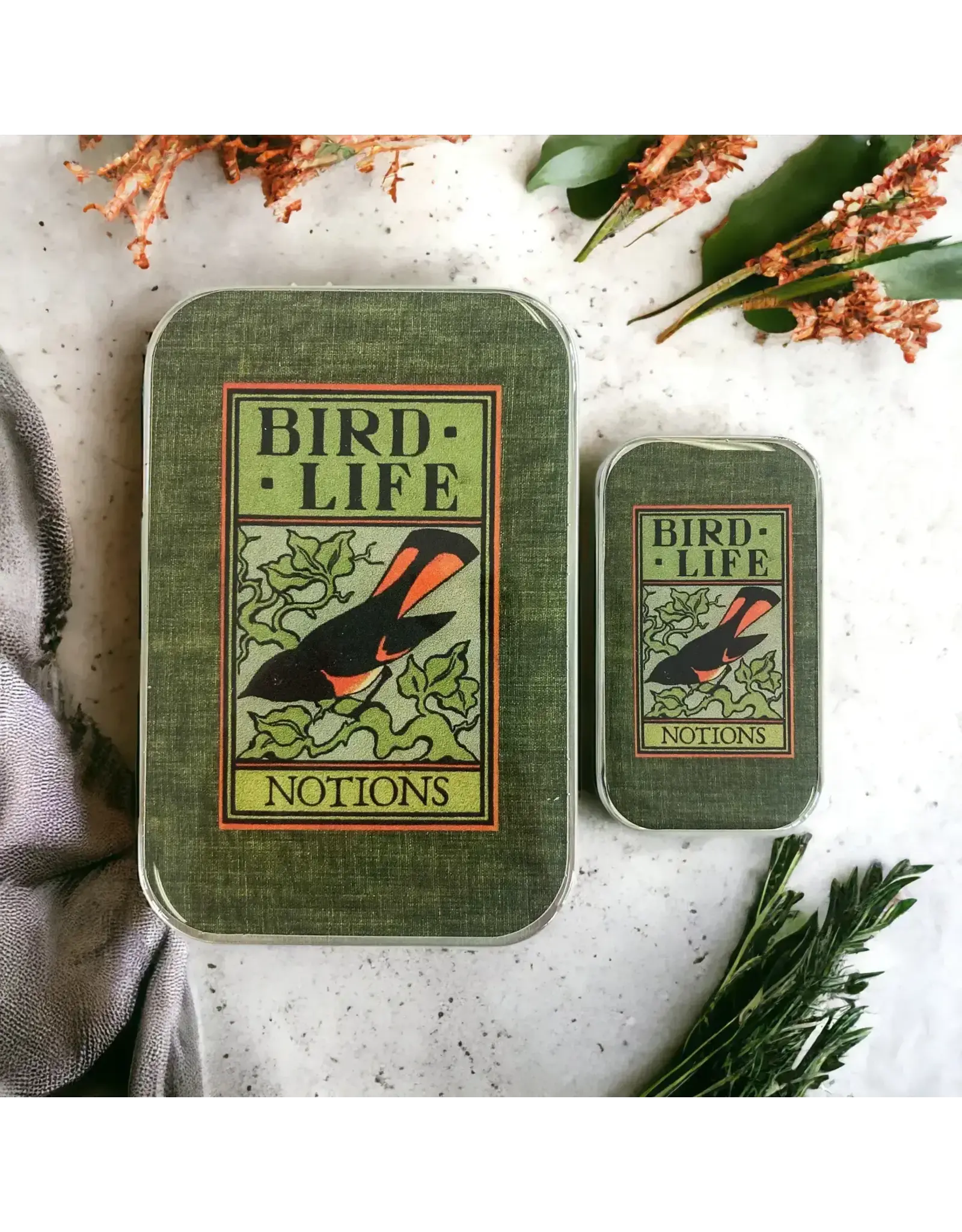 Firefly Notes Bird Life notions tin - Small - Firefly Notes Tins
