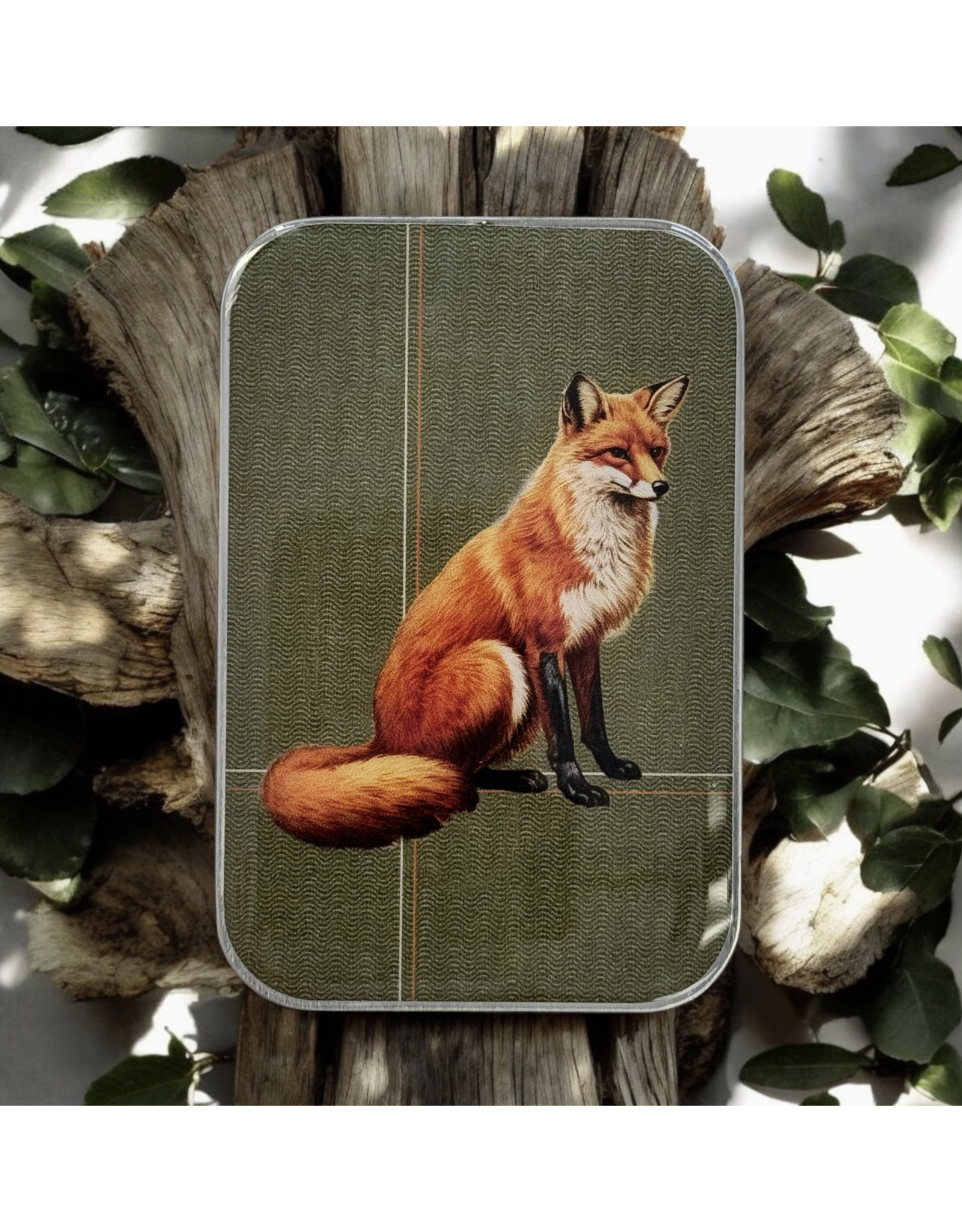 Firefly Notes Woodland Fox notions tin - Large - Firefly Notes Tins