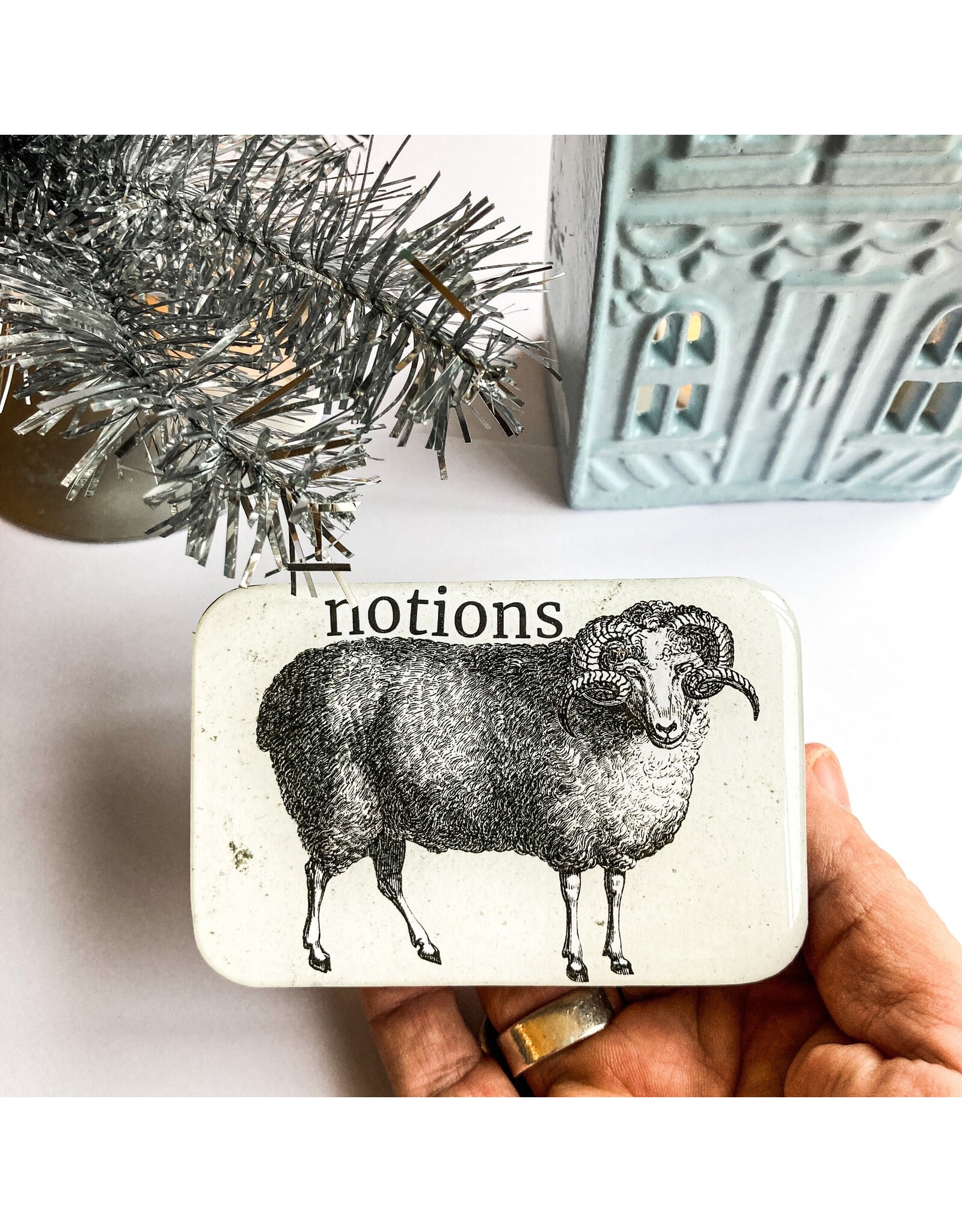 Firefly Notes Ram notions tin - Large - Firefly Notes Tins