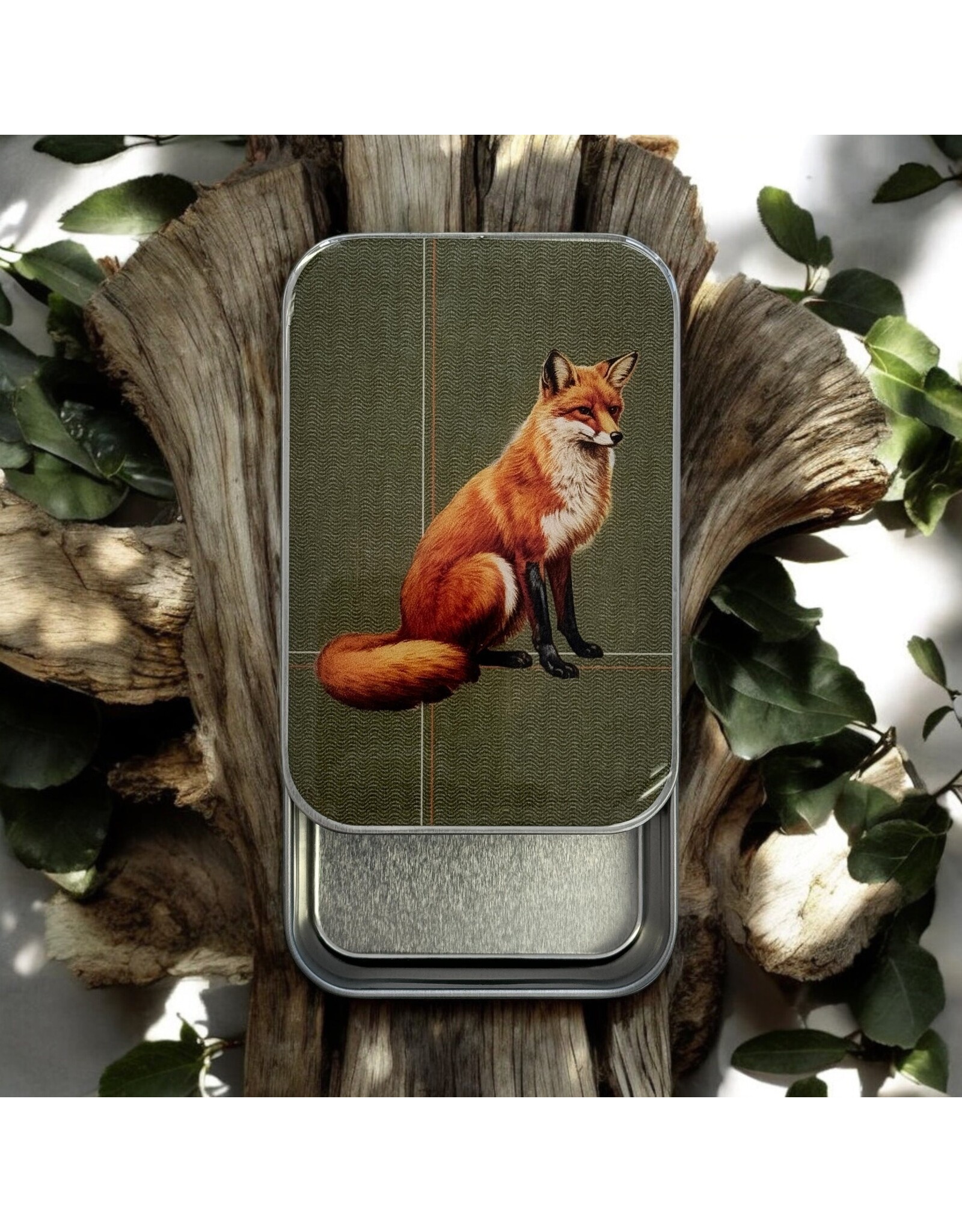 Firefly Notes Woodland Fox notions tin - Large - Firefly Notes Tins