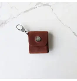 Thread and Maple Leather Stitch Markers Case - Whiskey - Thread and Maple