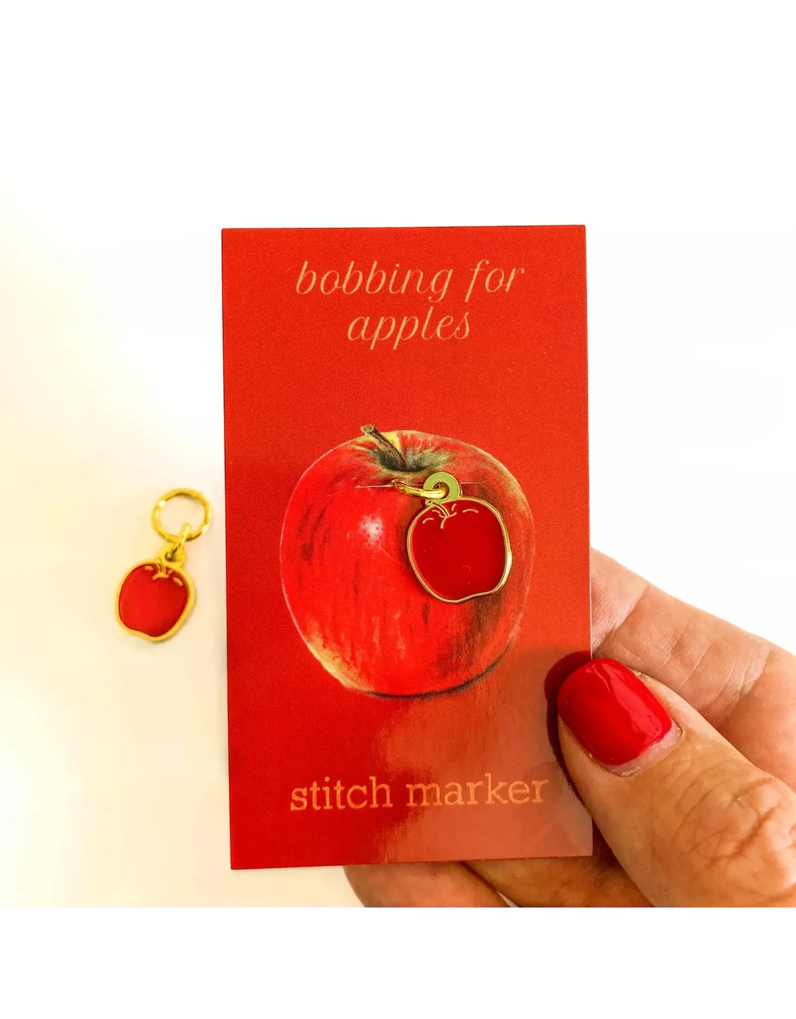 Firefly Notes Apple removable single stitch marker - Firefly Notes