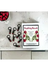 Firefly Notes Raspberry stitch markers - Ring- Firefly Notes
