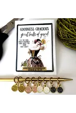 Firefly Notes Yarn Ball stitch markers - Ring- Firefly Notes