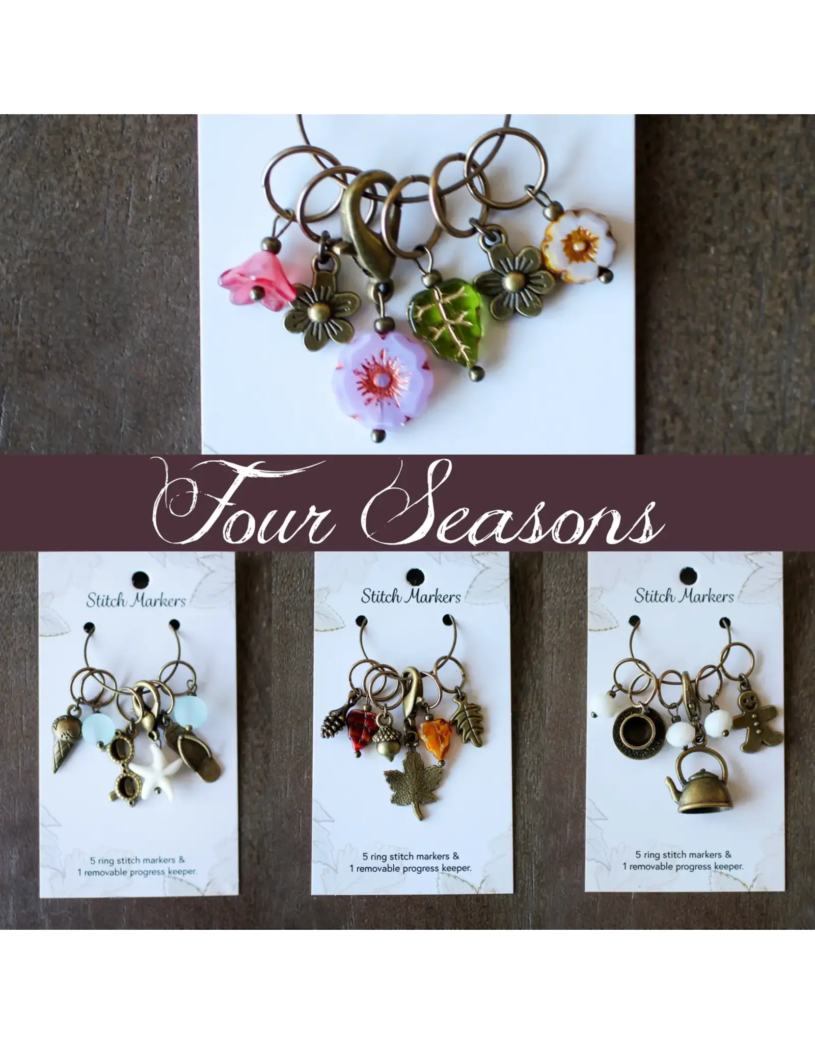 NNK Press Four Seasons Stitch Markers - NNK Press