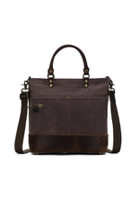 Della Q Della Q - Maker's Canvas Tote - Cocoa