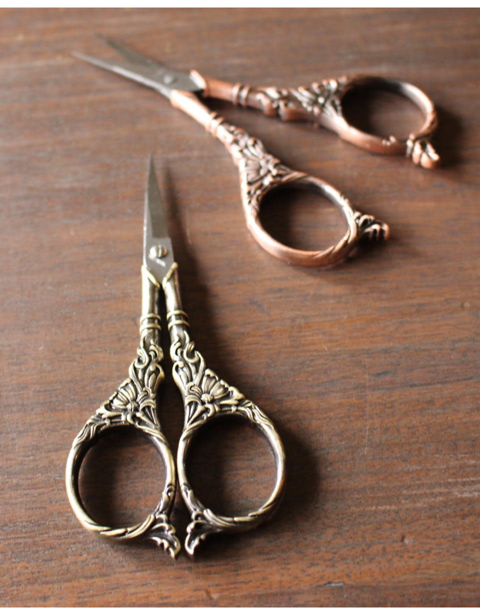 NNK Press Botanical Garden Scissors - Antique Gold - NNK Press
