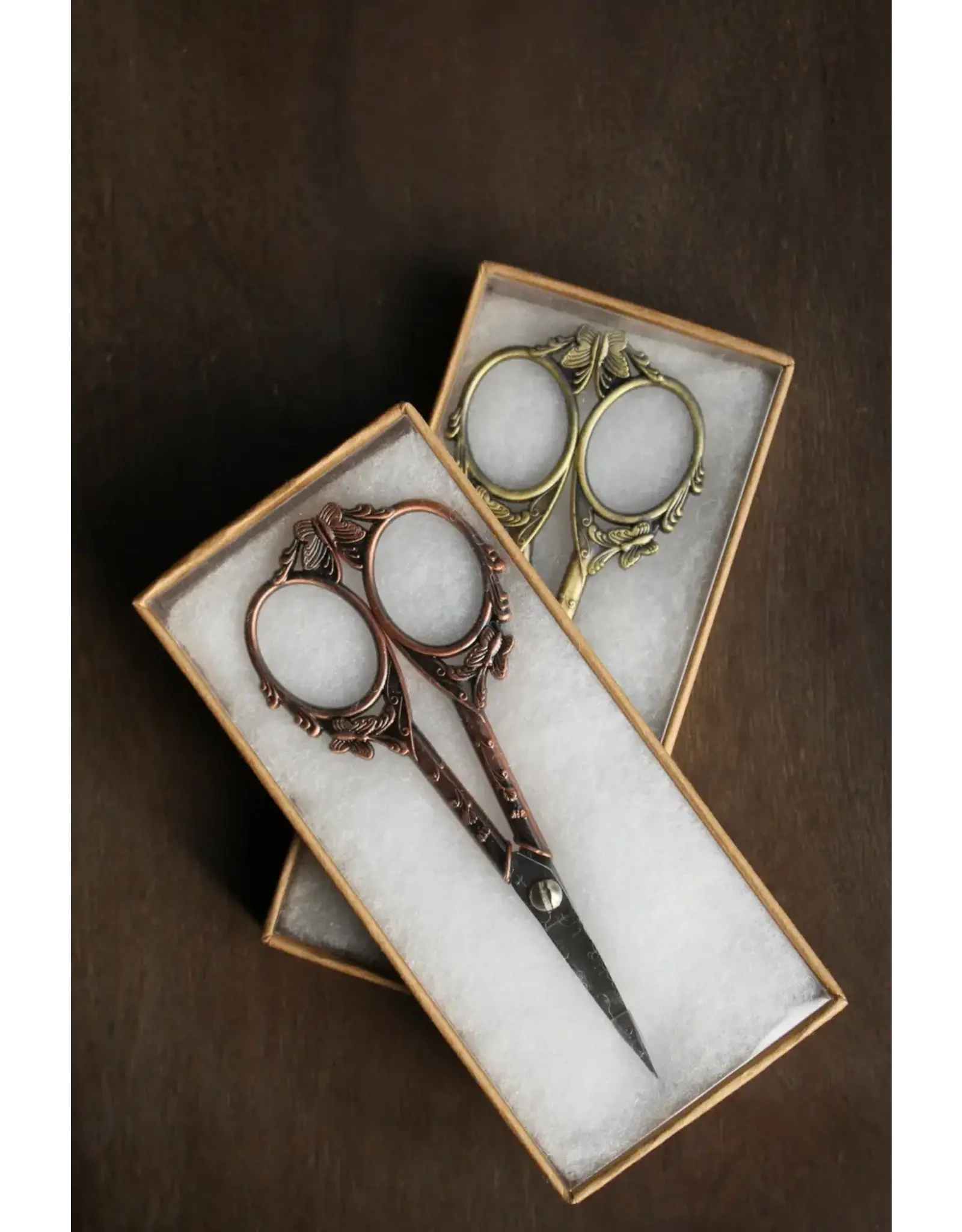 NNK Press Butterfly Scissors - Antique Gold - NNK Press