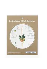 Kiriki Press Stitch Sampler - Hanging Plant - Kiriki Press