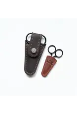 Thread and Maple Leather Mini Scissors Sheath - Chocolate - Thread and Maple