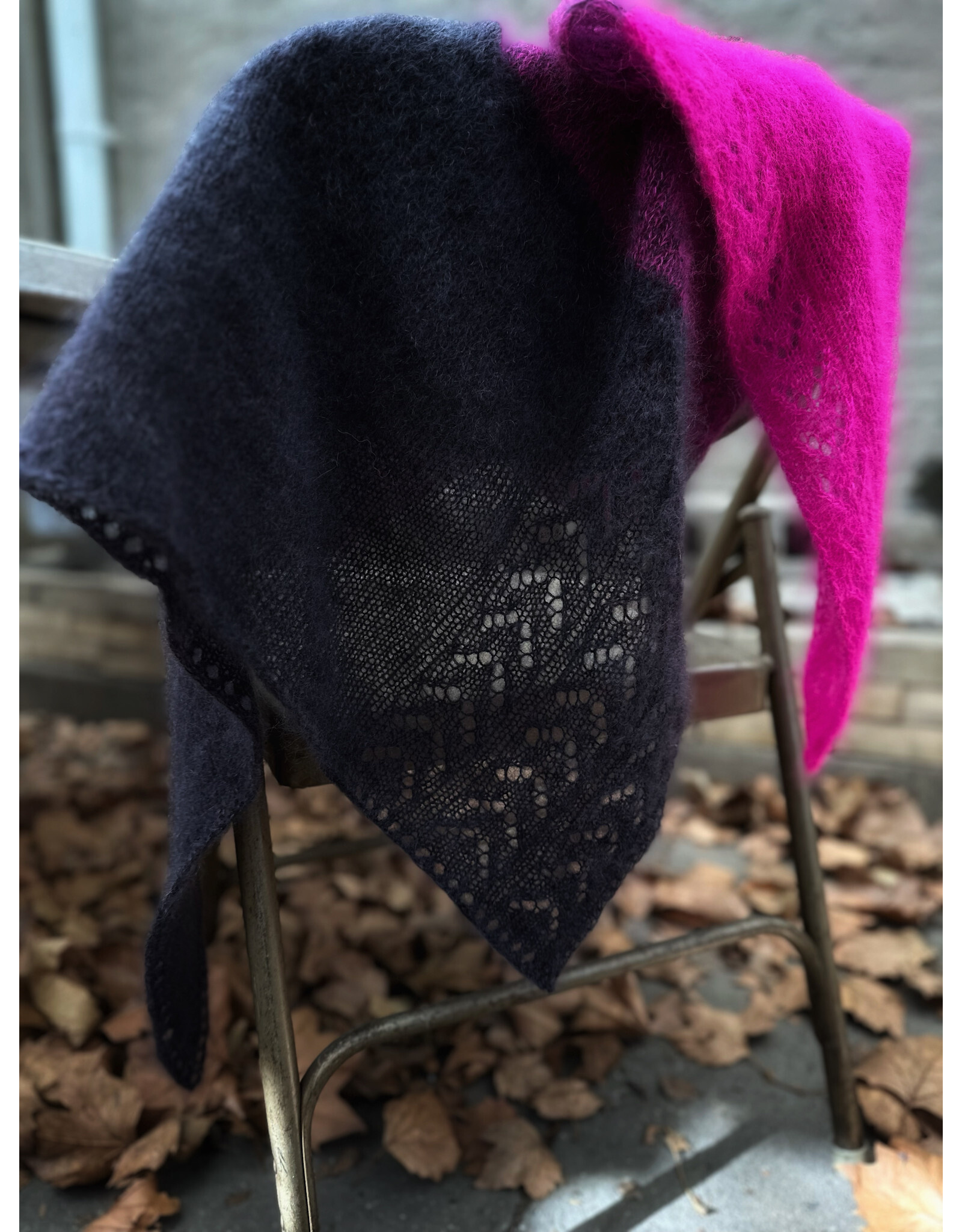 Gotham City & Shock Value Speedwell Shawl -Kit #1