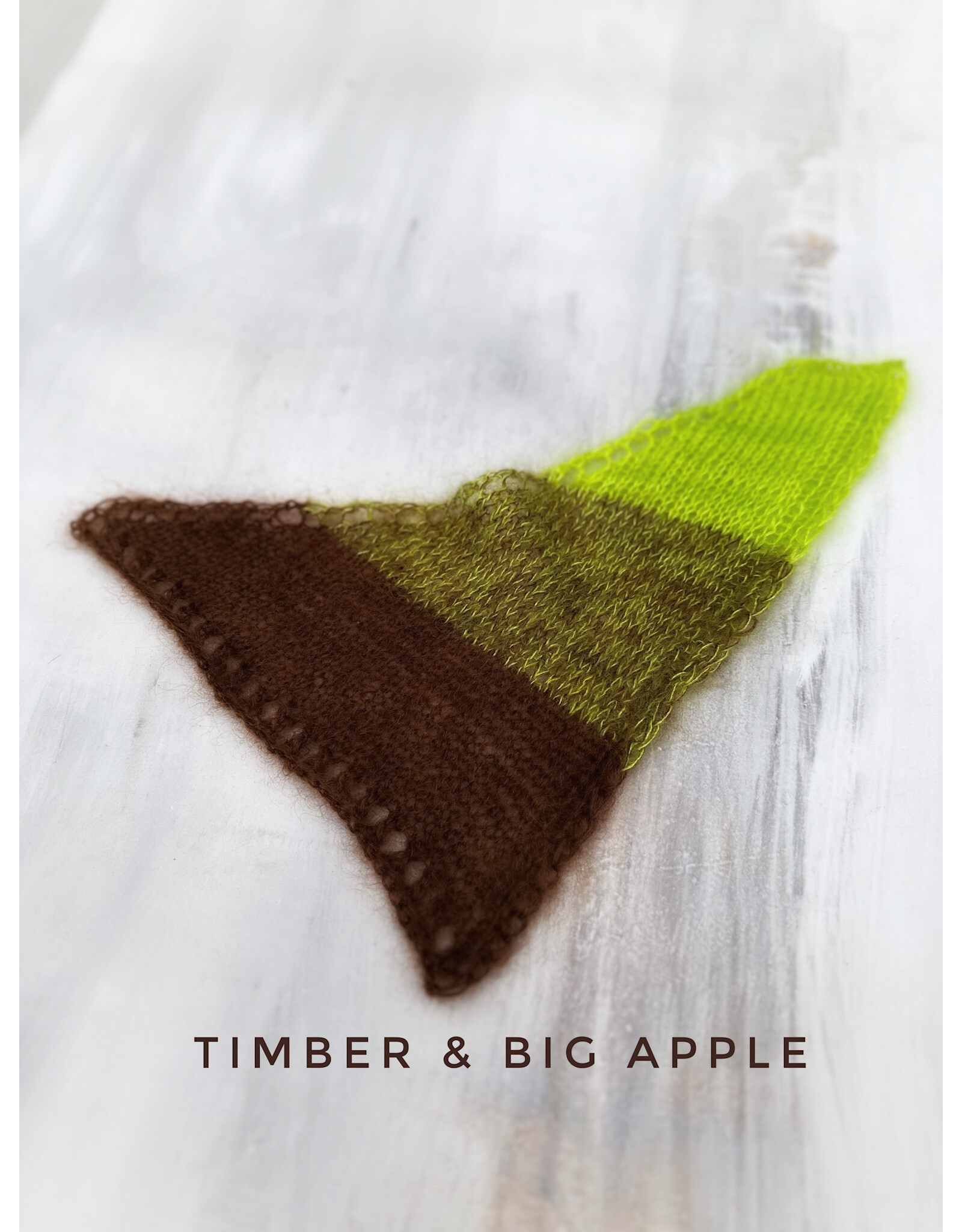 Timber & Big Apple Speedwell Shawl Kit #2