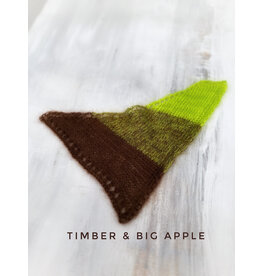 Timber & Big Apple Speedwell Shawl Kit #2