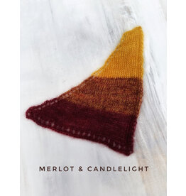 Merlot & Candlelight Speedwell Shawl Kit #4