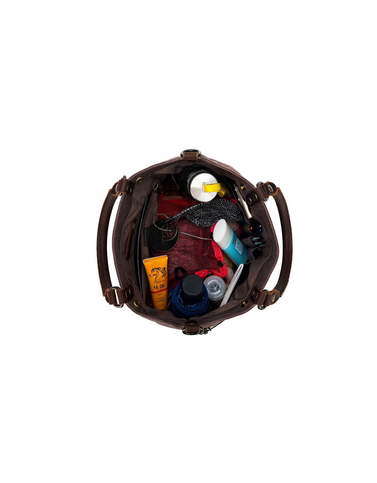 Della Q Della Q - Maker's Canvas Tote - Cocoa