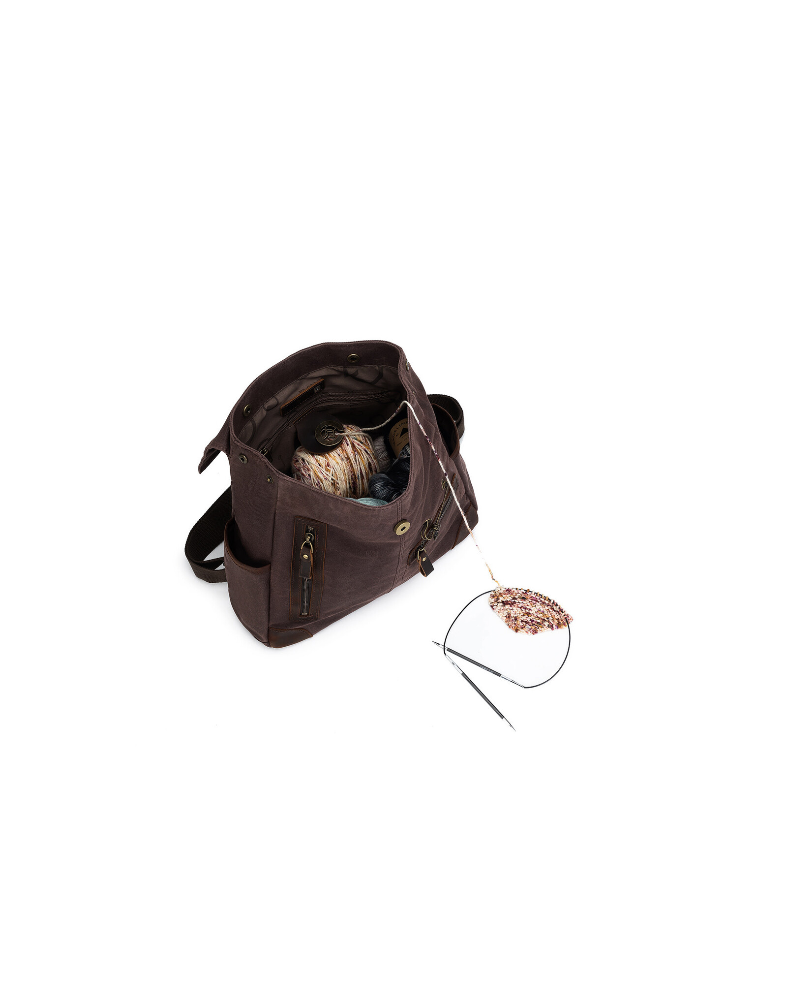 Della Q Della Q - Maker's Midi Backpack - Cocoa