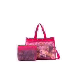 Della Q Della Q - Maker's Mesh Tote - Pink