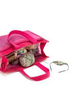 Della Q Limited Edition Maker's Mesh Tote Vivid Rose