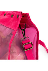 Della Q Limited Edition Maker's Mesh Tote Vivid Rose