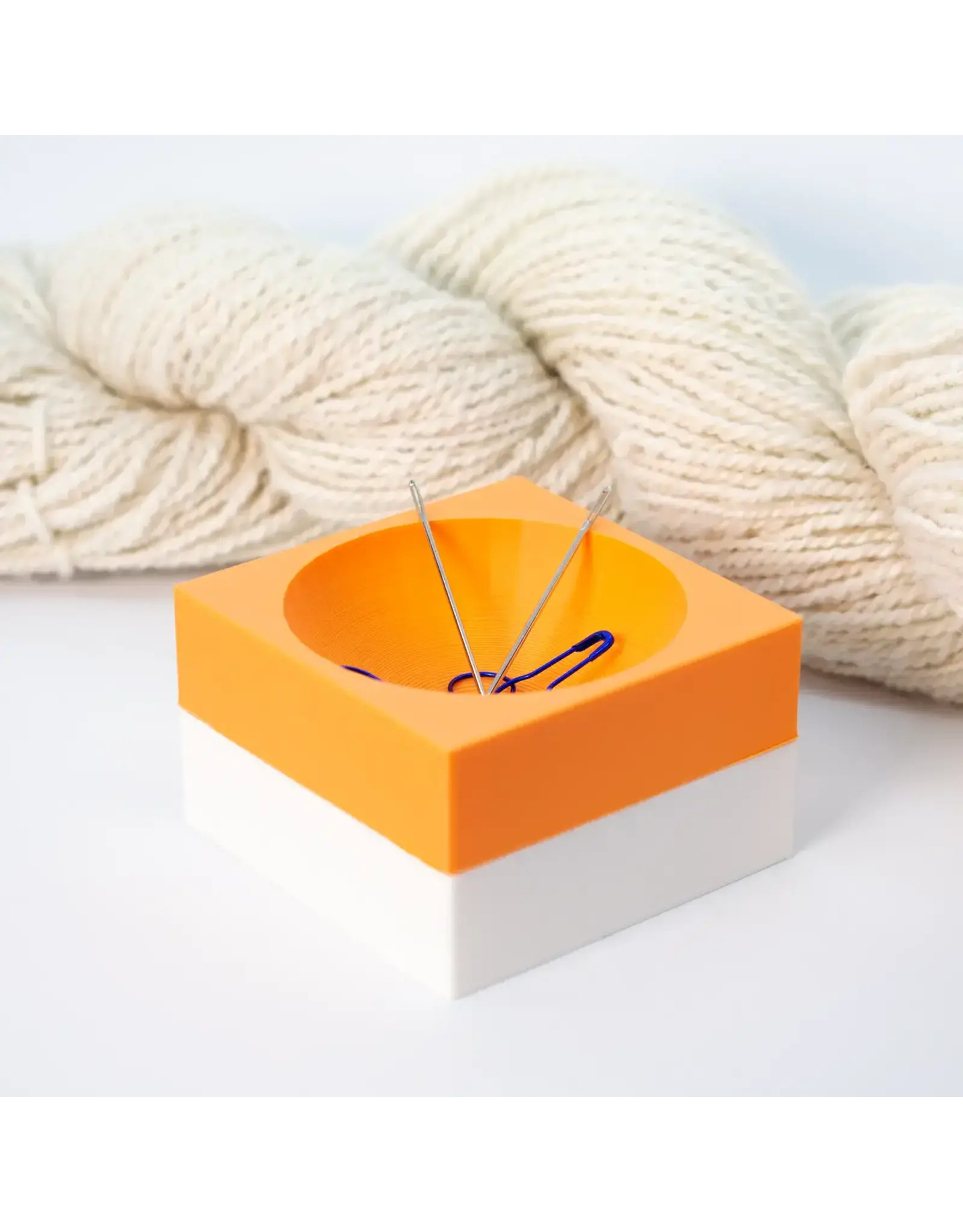 Blue Bird Makery Magnetic Cube Notions Dish - Clementine - Blue Bird Makery